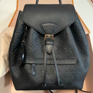 Authentic Louis Vuitton Montsouris Backpack Black